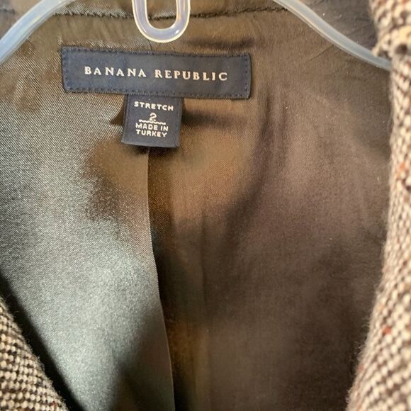Banana Republic Tweed Raw Hem Peplum Jacke… - Picture 5 of 6